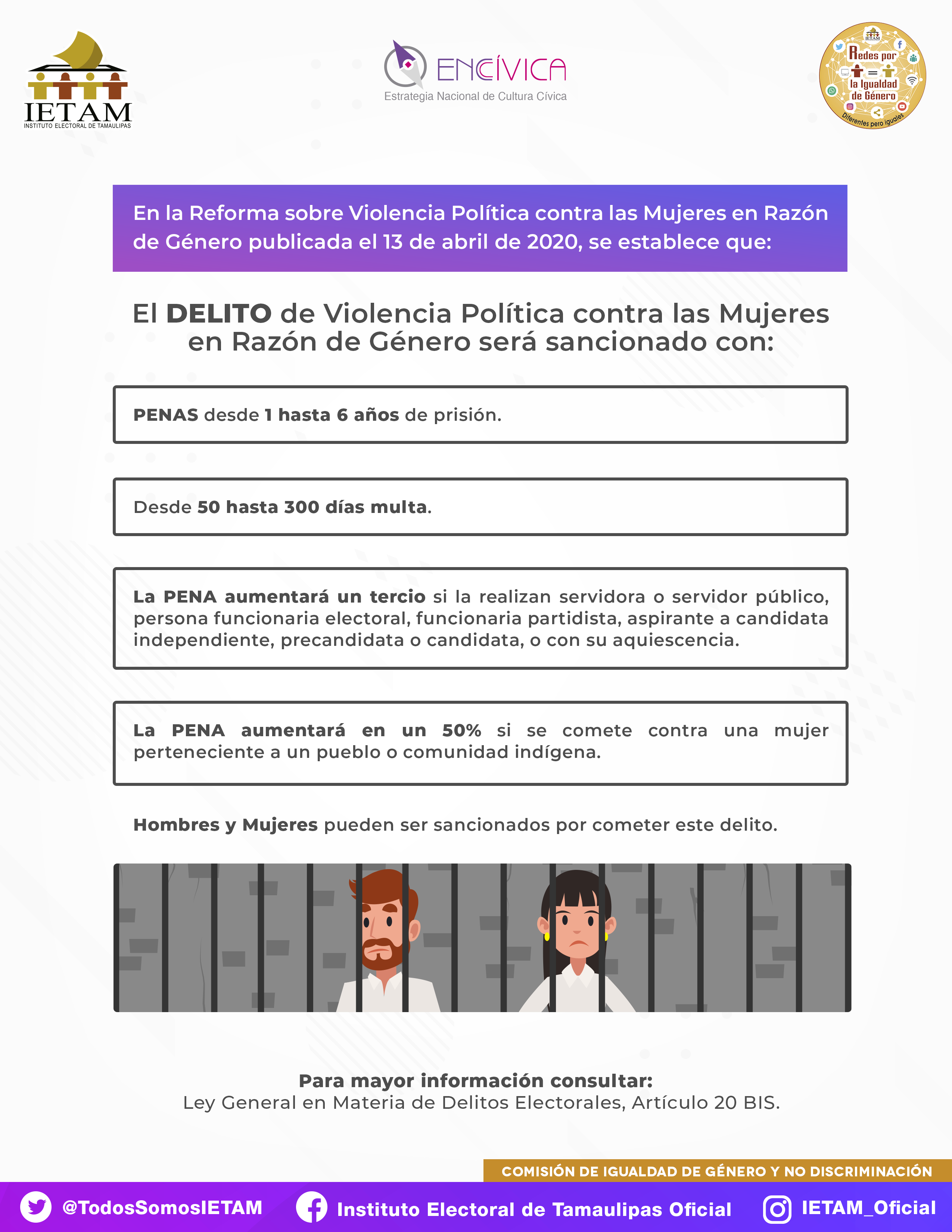 Violencia Política Contra las Mujeres en Razón de Género (VPCMRG) || IETAM