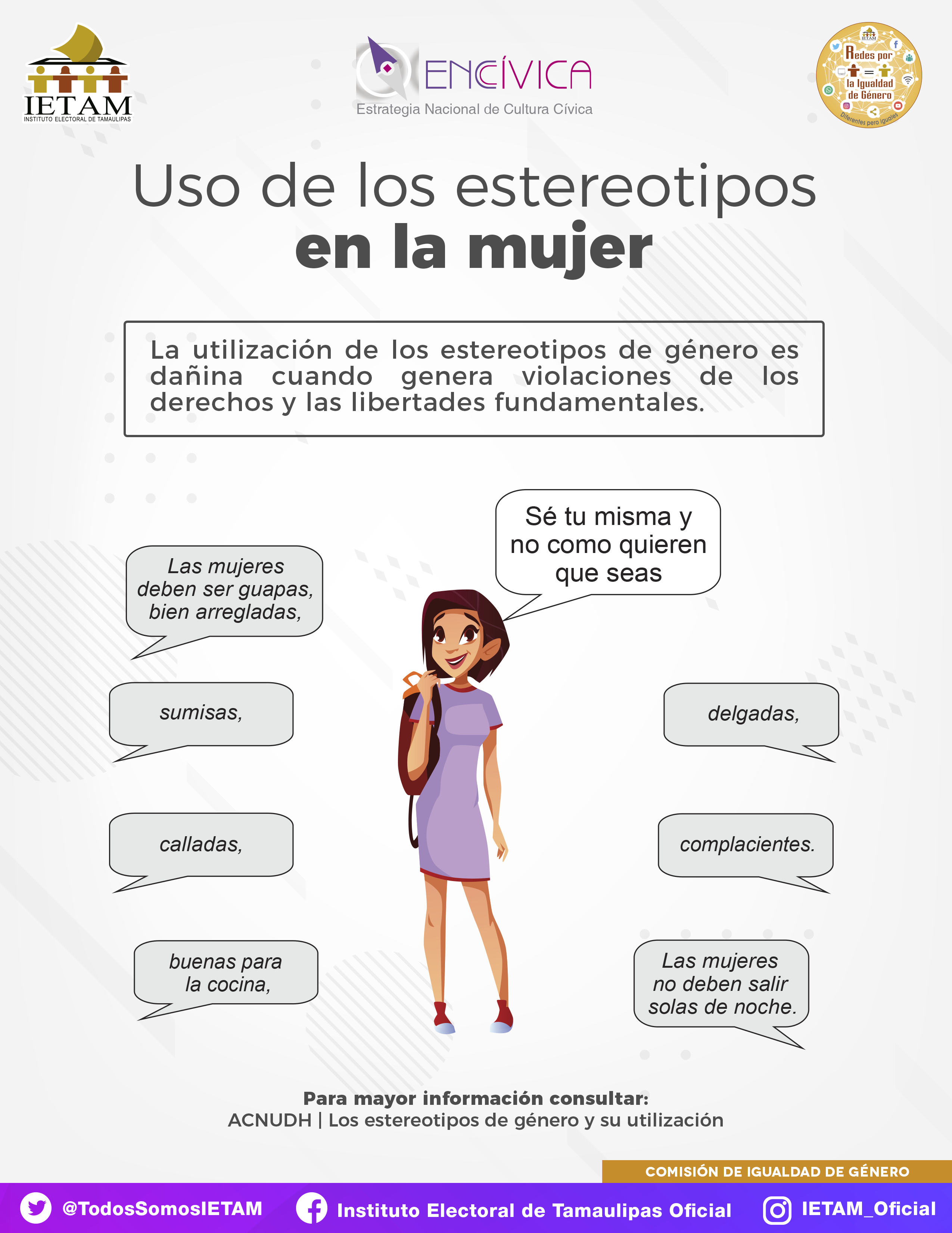 Violencia Política Contra las Mujeres en Razón de Género (VPCMRG) || IETAM